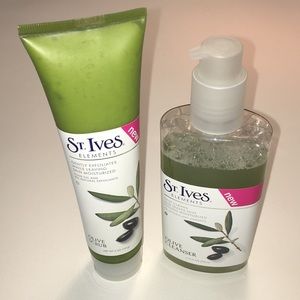St. Ives Olive Cleanser and Scrub Set